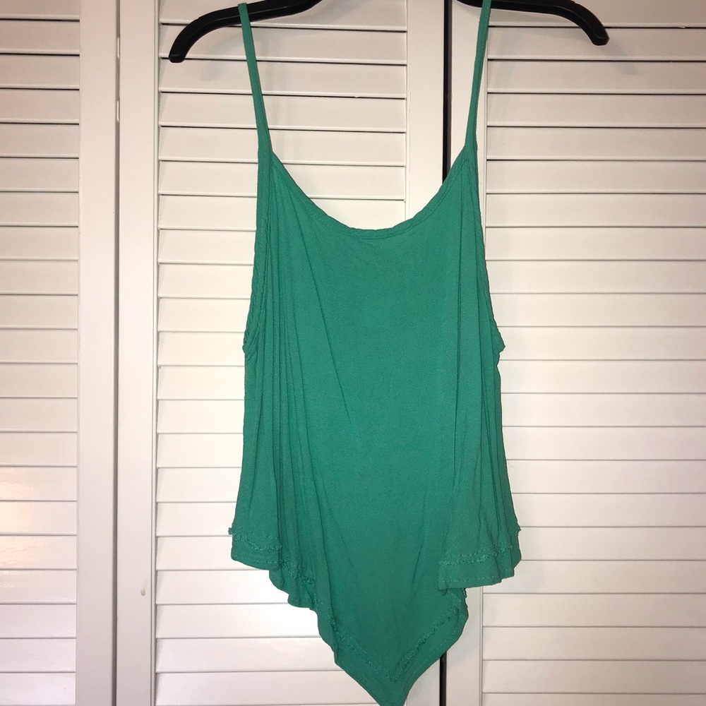 Green tank from local boutique